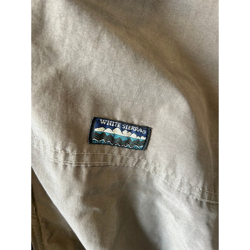 White Sierra Mens XL Brown‎ Fleece Lined Full Zip Bomber Jacket Outdoor Hiking - Picture 3 of 12
